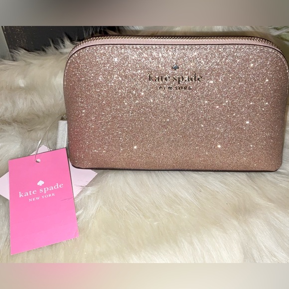 kate spade Handbags - KATE SPADE NWT TINSEL COSMETIC CASE